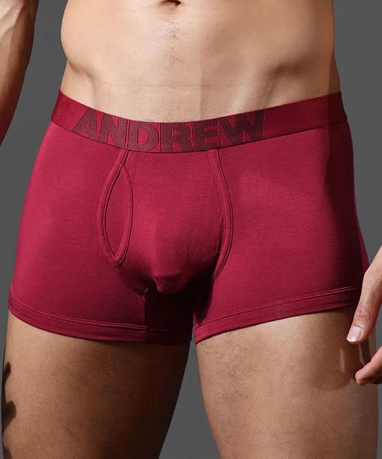 Andrew Christian Bespoke 93523 modal boxer burgundy
