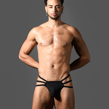 Andrew Christian Almost Naked 93621 Martel Mesh Spider thong black