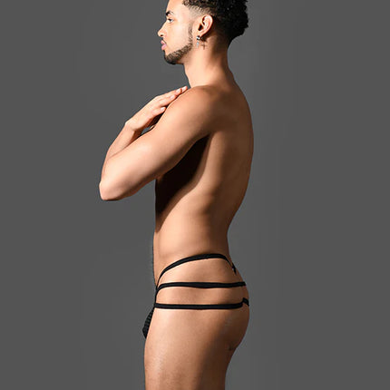 Andrew Christian Almost Naked 93621 Martel Mesh Spider thong black