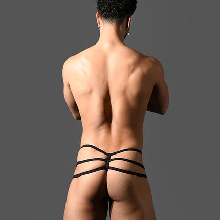 Andrew Christian Almost Naked 93621 Martel Mesh Spider thong black
