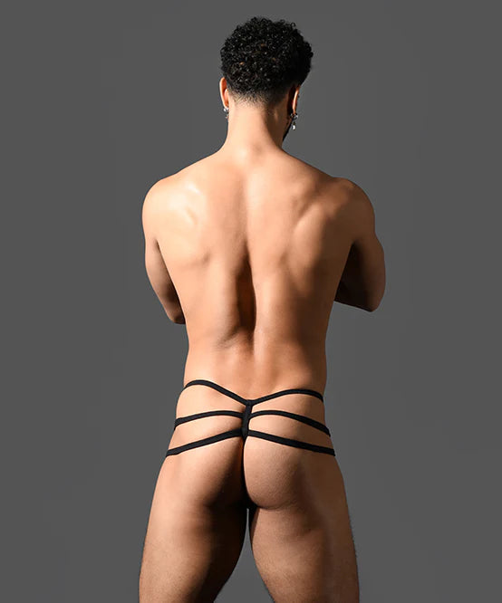 Andrew Christian Almost Naked 93621 Martel Mesh Spider thong black