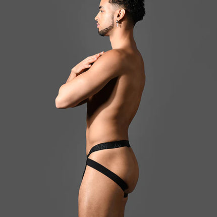 Andrew Christian Almost Naked 93630 Martel Mesh Cross jockstrap black