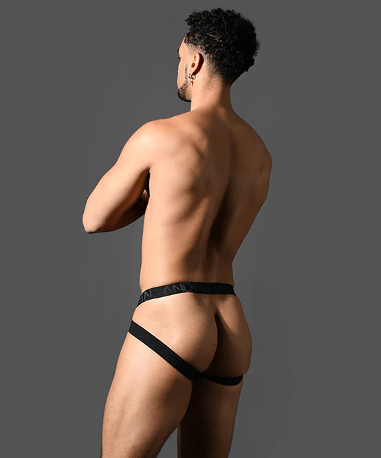 Andrew Christian Almost Naked 93630 Martel Mesh Cross jockstrap black