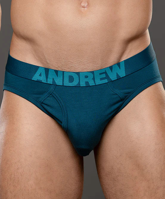 Andrew Christian Bespoke 93675 modal brief dark teal