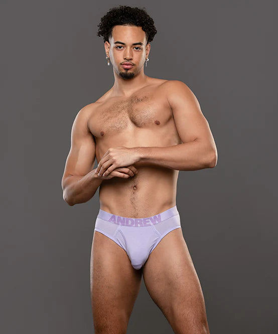 Andrew Christian Bespoke 93675 modal brief lavender