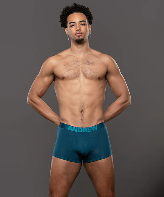 Andrew Christian Bespoke 93677 modal boxer dark teal