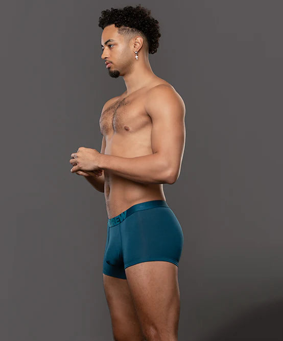 Andrew Christian Bespoke 93677 modal boxer dark teal