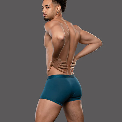 Andrew Christian Bespoke 93677 modal boxer dark teal