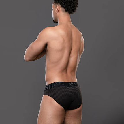 Andrew Christian Almost Naked 93710 Essential Rib brief black