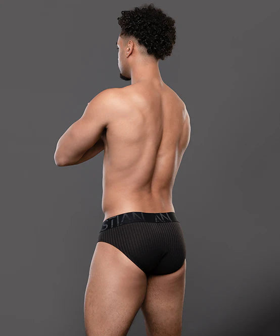 Andrew Christian Almost Naked 93710 Essential Rib brief black