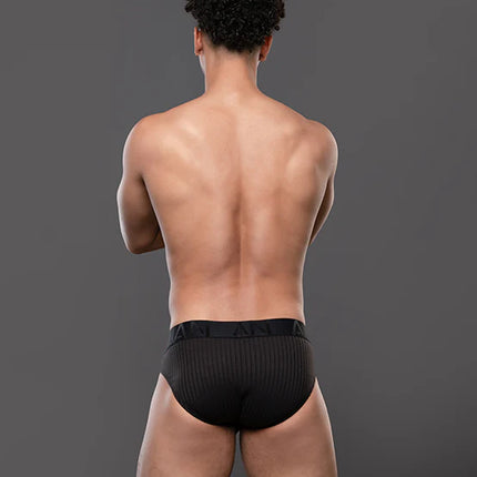 Andrew Christian Almost Naked 93710 Essential Rib brief black