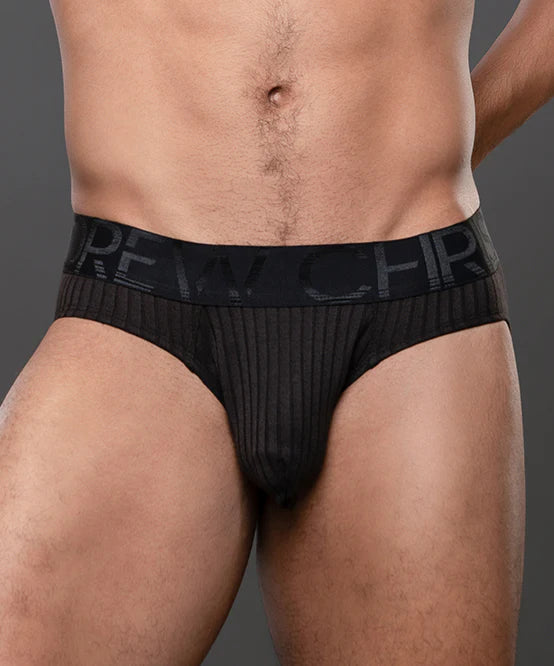 Andrew Christian Almost Naked 93710 Essential Rib brief black