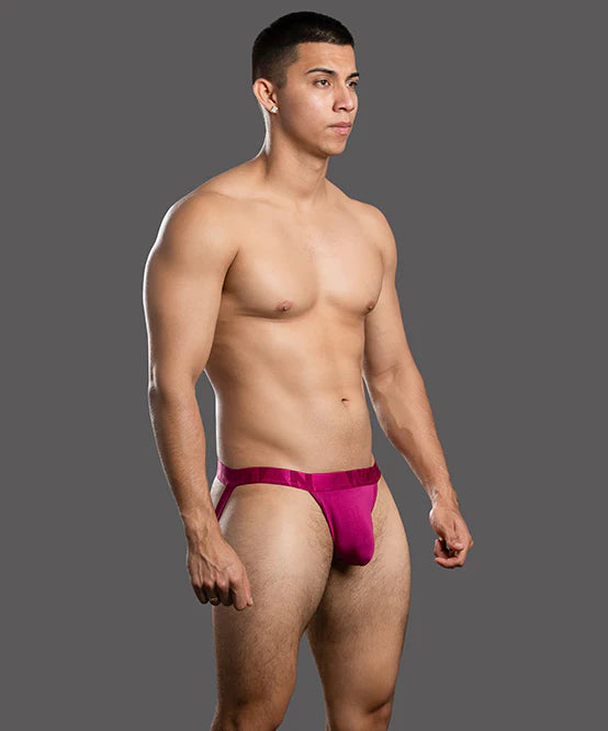 Andrew Christian Almost Naked 93715 bamboo jockstrap magenta