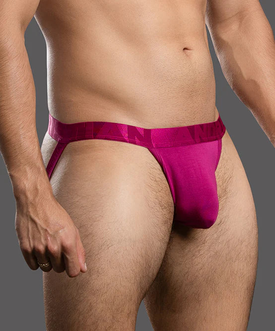 Andrew Christian Almost Naked 93715 bamboo jockstrap magenta