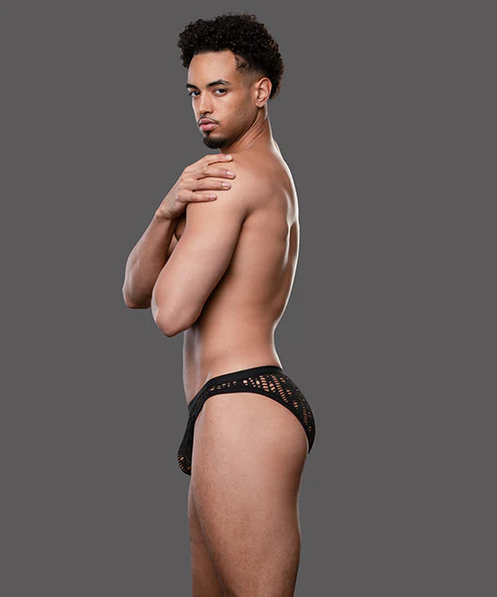 Andrew Christian Almost Naked 93745 Slut Capsule Orgy mesh brief black