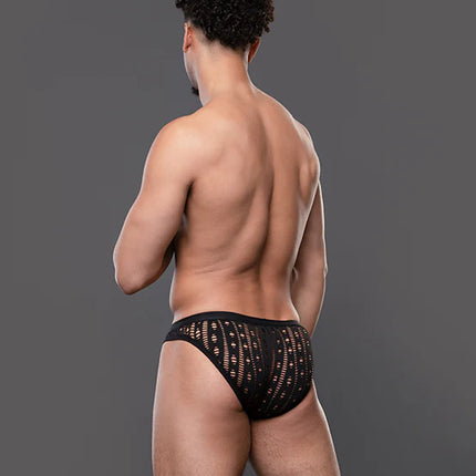 Andrew Christian Almost Naked 93745 Slut Capsule Orgy mesh brief black