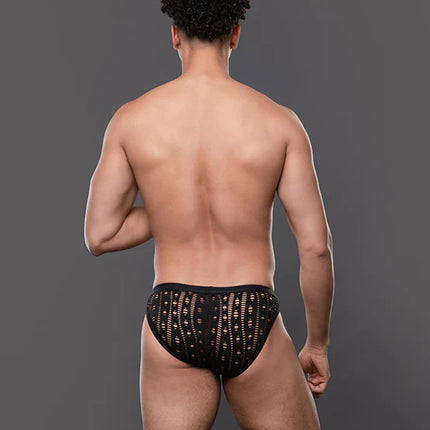 Andrew Christian Almost Naked 93745 Slut Capsule Orgy mesh brief black