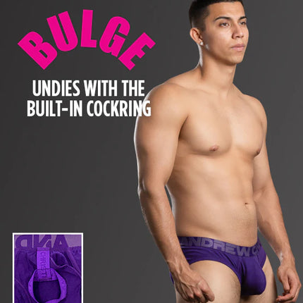 Andrew Christian Bulge c-ring 93751 brief purple