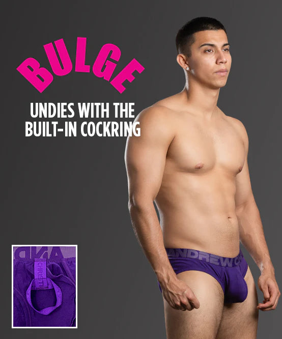Andrew Christian Bulge c-ring 93751 brief purple