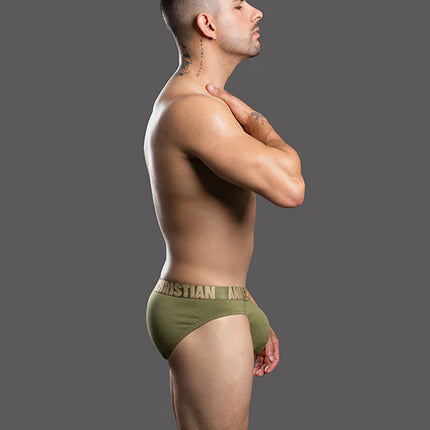 Andrew Christian Almost Naked 93766 Happy brief olive