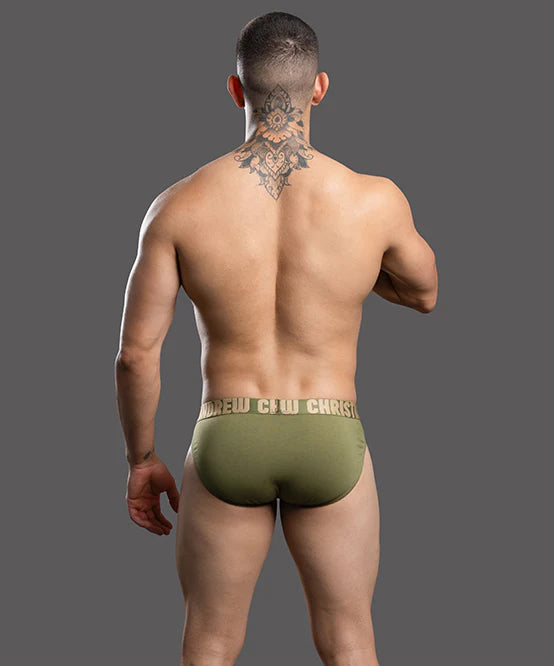 Andrew Christian Almost Naked 93766 Happy brief olive