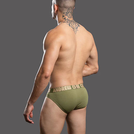 Andrew Christian Almost Naked 93766 Happy brief olive