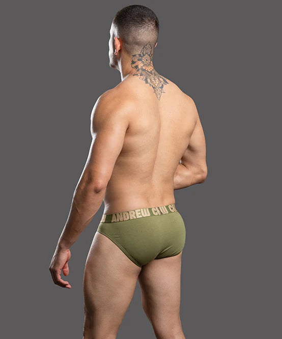 Andrew Christian Almost Naked 93766 Happy brief olive