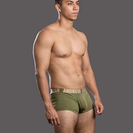 Andrew Christian Almost Naked 93785 Happy boxer olive