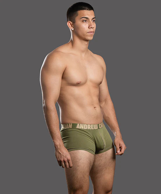 Andrew Christian Almost Naked 93785 Happy boxer olive