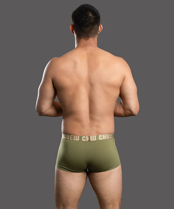 Andrew Christian Almost Naked 93785 Happy boxer olive