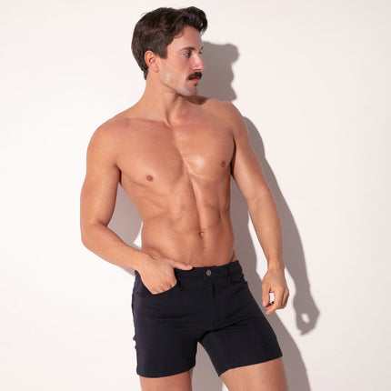 Code 22 5-Inch Stretch Slim-Fit Shorts 9712S - Navy