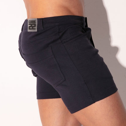 Code 22 5-Inch Stretch Slim-Fit Shorts 9712S - Navy