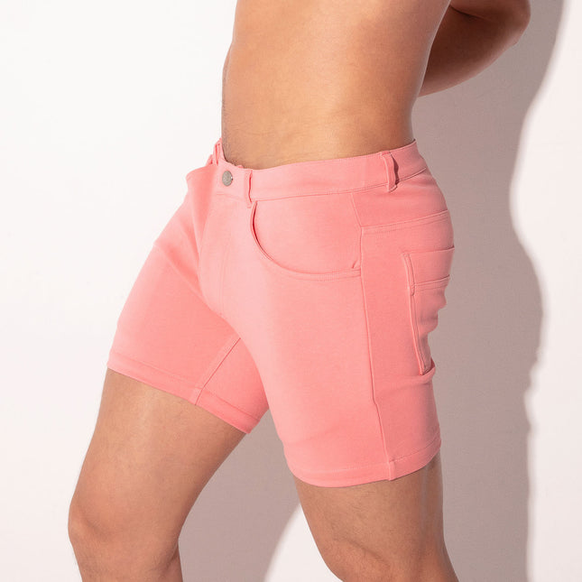 Code 22 5-Inch Stretch Slim-Fit Shorts 9712S - Pink