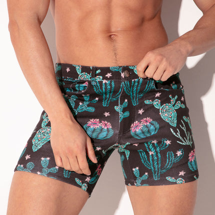 Code 22 5-Inch Stretch Slim-Fit Shorts 9712S - Cacti