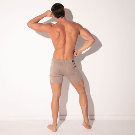 Code 22 5-Inch Stretch Slim-Fit Shorts 9712S - Taupe