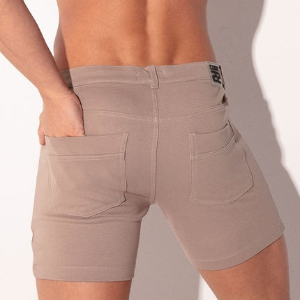 Code 22 5-Inch Stretch Slim-Fit Shorts 9712S - Taupe