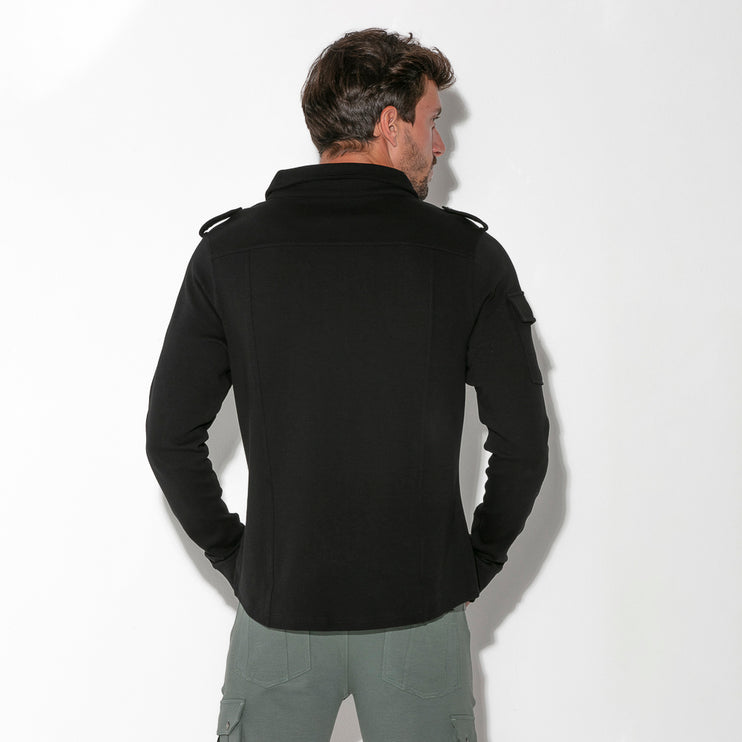 Code 22 Cargo Zip Overshirt 9724 black