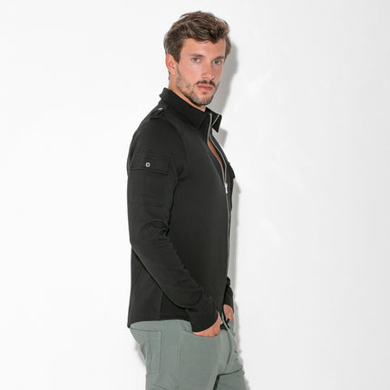 Code 22 Cargo Zip Overshirt 9724 black