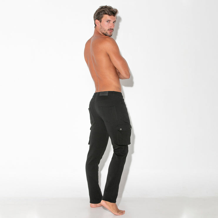 Code 22 Cargo Zip jogger pant 9725 black
