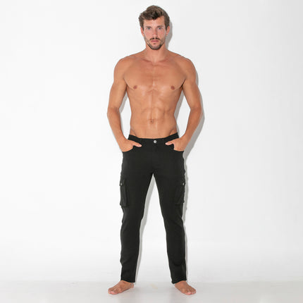 Code 22 Cargo Zip jogger pant 9725 black