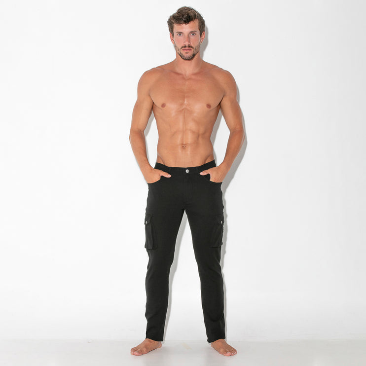 Code 22 Cargo Zip jogger pant 9725 black
