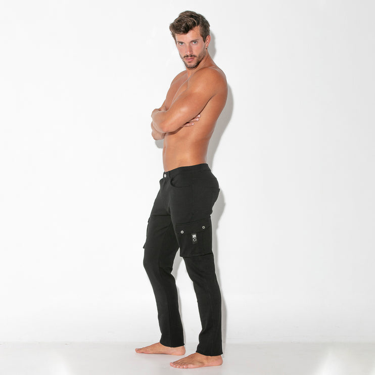 Code 22 Cargo Zip jogger pant 9725 black