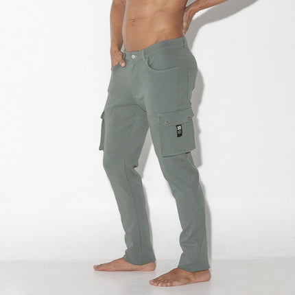 Code 22 Cargo Zip jogger pant 9725 khaki sage