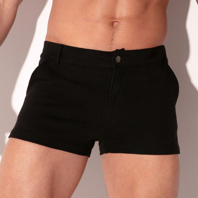 Code 22 2-Inch Stretch Slim-Fit Shorts 9746 - Black