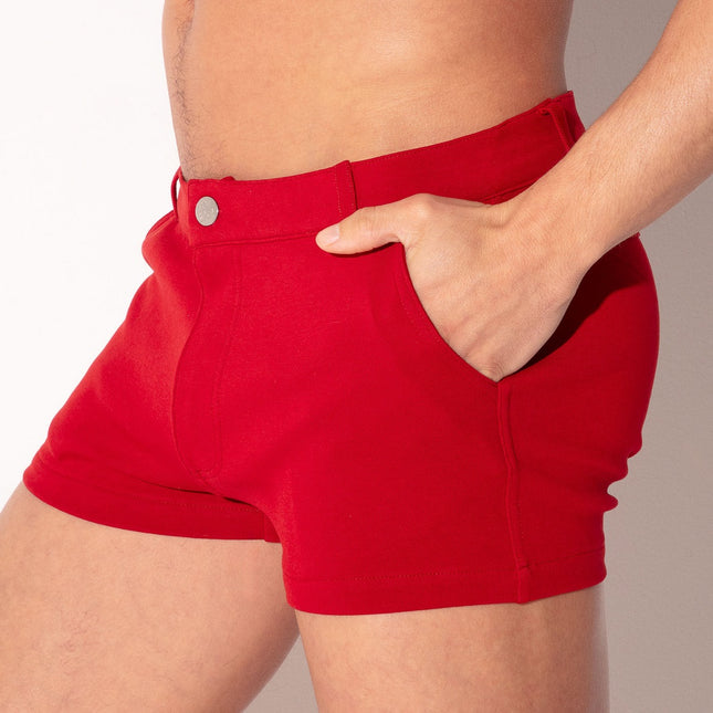 Code 22 2-Inch Stretch Slim-Fit Shorts 9746 - Red