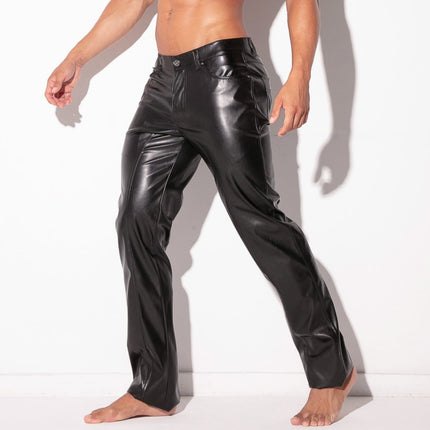 Code 22 SF leatherette pants 9783 black