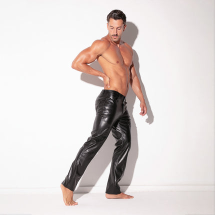 Code 22 SF leatherette pants 9783 black