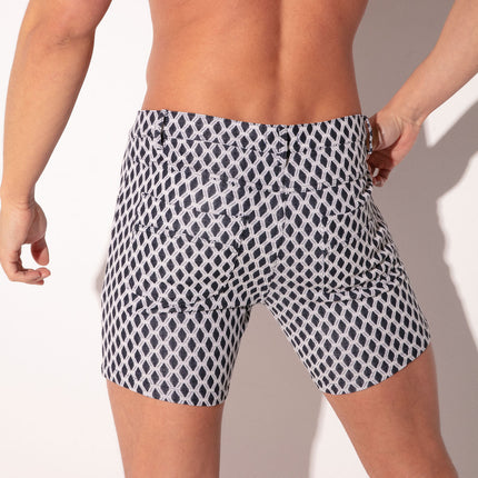 Code 22 Razor 5-Inch Stretch Shorts 9800 - Diamond Navy