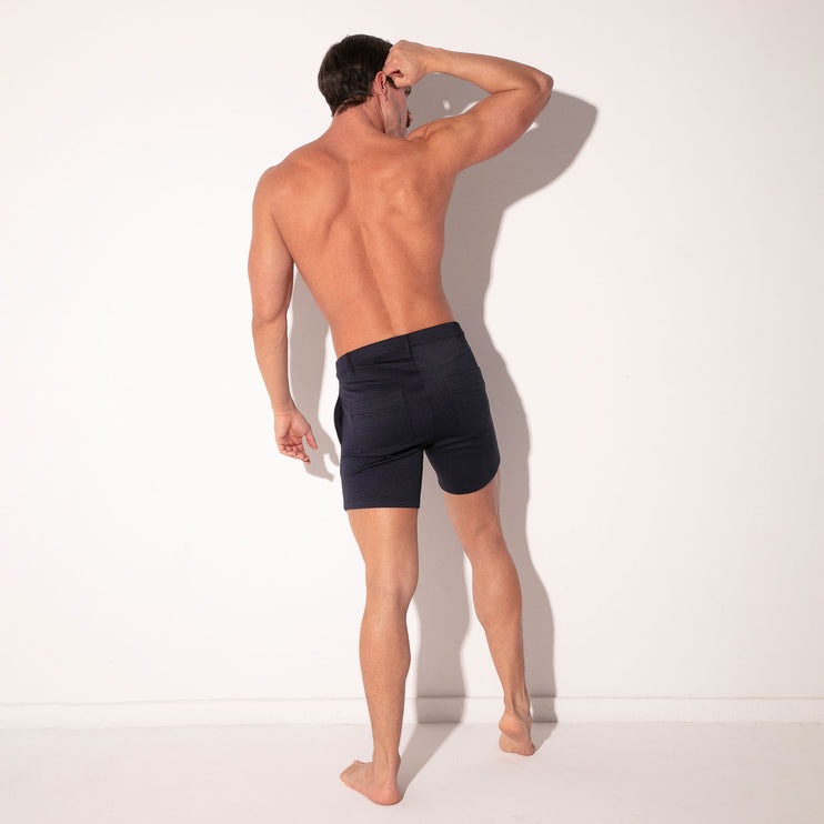 Code 22 Medley 5-Inch Textured Stretch Shorts 9823 - Navy