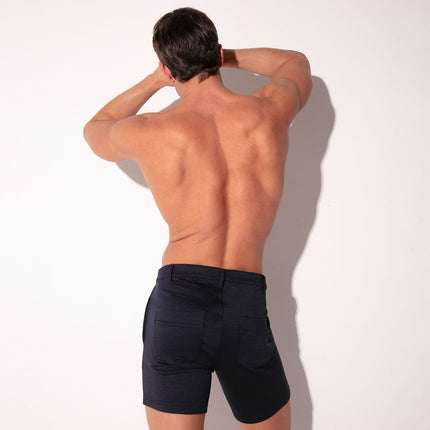 Code 22 Medley 5-Inch Textured Stretch Shorts 9823 - Navy